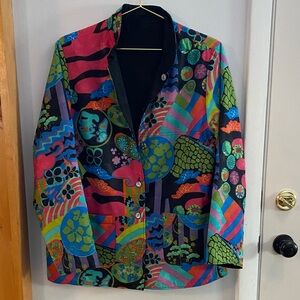 Reversible Mandarin Jacket all silk!
